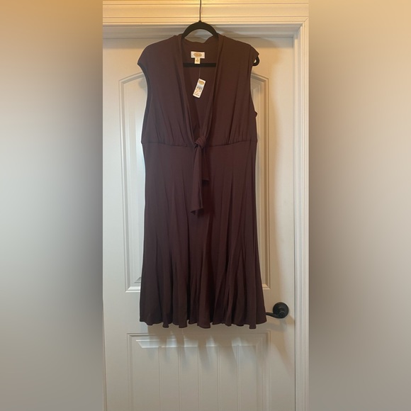 Talbots Dresses & Skirts - Talbots Women Dress Flare Bottom Front Tie